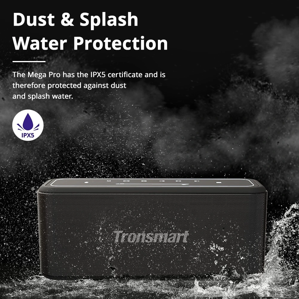 Tronsmart Mega Pro Bocina Bluetooth 5.0 60 Watts TWS - Imagen 6