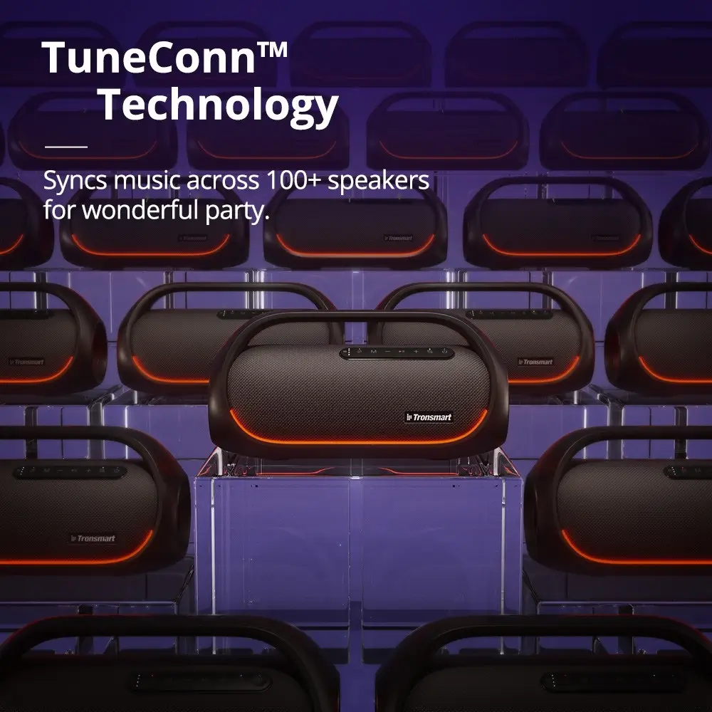 Tronsmart Bang Bocina Bluetooth de 60W para fiestas al aire libre. - Imagen 7