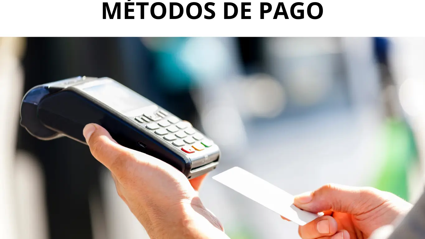 Métodos de pago vveshop.com
