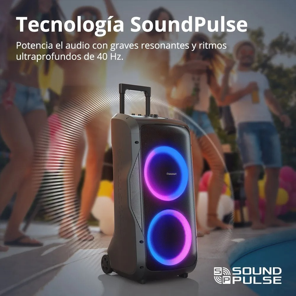 Tronsmart Halo 300 Bocina Bluetooth Portátil 240W Party - Imagen 4
